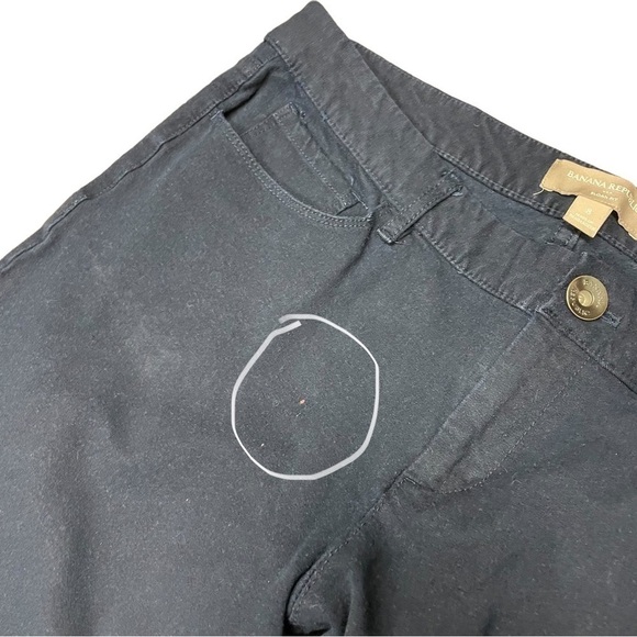 EUC Banana Republic Navy Sloan Fit  Denim Jeans Size 8 - Picture 6 of 6